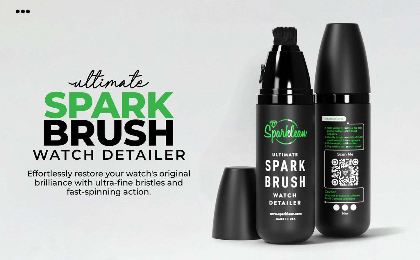 Sparkbrush Soft-Bristle Gentle en todos los metales, joyas y relojes